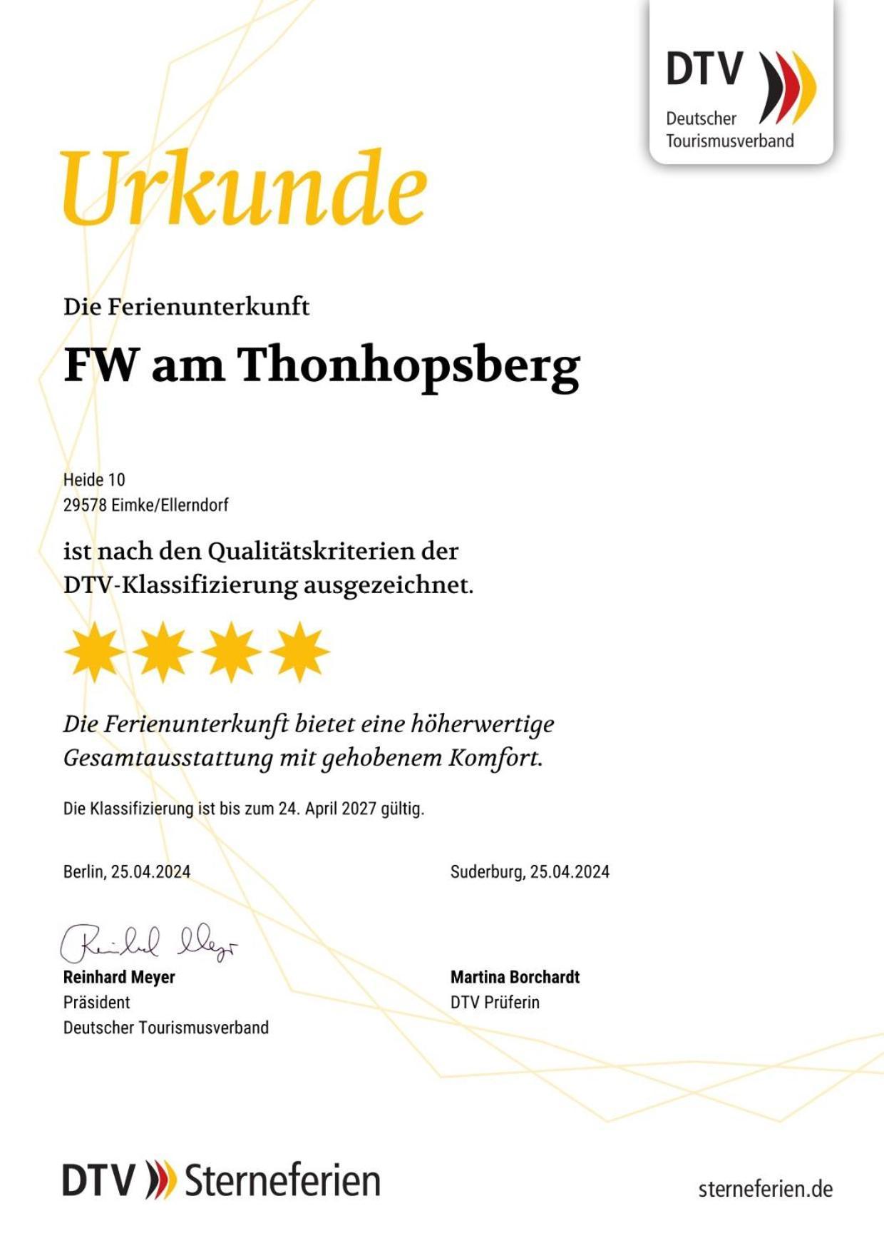 Ferienwohnung Am Thonhopsberg Eimke Zewnętrze zdjęcie